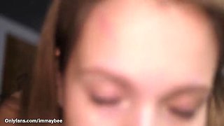 Hot Russian Babe ImMayBee Fucks New Coworkers in POV Virtual Sex - Dirty Talk & Big Tits