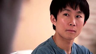 Hot Asian big cock blowjob and handjob