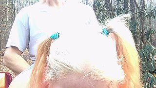 Outdoor Sucking Leafs to Anal Pumping on the Car Rough and Hard