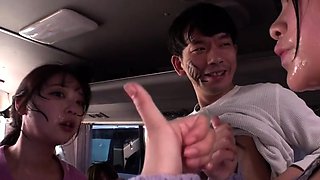 Amateur Asian College Teen Gives Blowjob