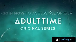 Girlsway - innocent blake mini-rosebud spanks & dominates acting coach Vanessa Sky into aggressive lesbian pound