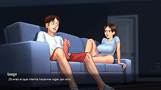 STEPSISTER WHORE WANTING TO GET INTO MISCHIEF - summertime saga