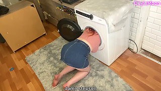 Stepmom Stuck in Washing Machine, Did You Get Her Out with Your Dick?: S1e12
