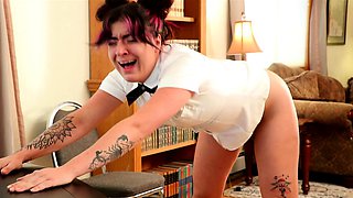 Tight ass brunette amateur Angel Hott