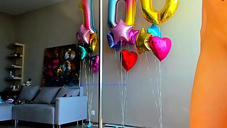 Emo teen Becka solo webcam masturbation