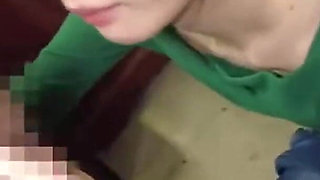 Delicate Gulp Bliss with a Tiny-curve Dark Haired Tease on a Sweet Oral Date Part 3