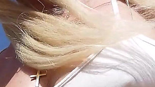 Orgasm Fingering with Big Butt Ass Spreading Pulling Down My Sweaty Yoga Pants Exercising Outdoor