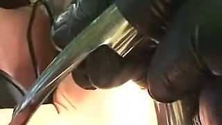 BDSM outdoor with mature slave