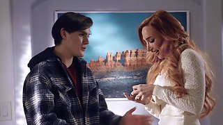 Redheaded Sophia and Tyler in a wild ride of passion