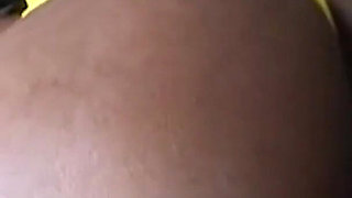 Black Fatty in Yellow Bikini Sinfully Thicc Loves Taking a Cock Deep Inside Her Snatch