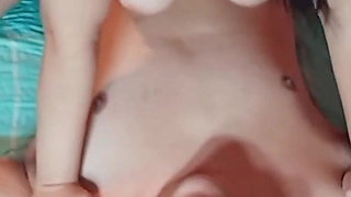 Horny Latina Stepmom Gets Creampie From Her Stepson in Her Hairy Pussy