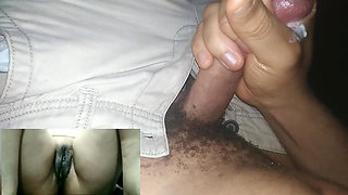 Masturbating in the bathroom with my girlfriend