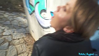Public agent - tastey chick with divine Natural Tits went all the way total scene