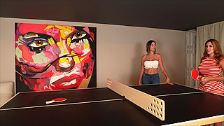 Challenge Game Ends in Wet Threesome - Sara Blonde