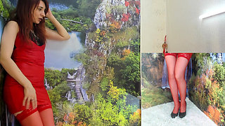 She Straddled the and Got a Squirt and Orgasm