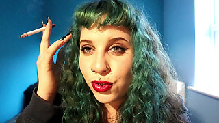 Asmr Whispering Smoking Tease: Stroke for My Tits & Cum When I Extinguish