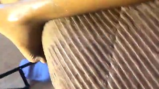 Ebony bitch getting boned from behind with a big black cock