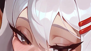 Big Tits Hentai Mermaid Girl Hot Romantic Sex with Pussy Licking, Kissing and Creampie - Hotel Tales (steam Game)