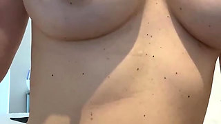 I didn't expect this to happen when I started rub my nipples