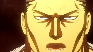 Thrilling animated showdown with fierce passion in a public arena