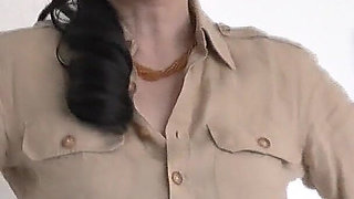 Exciting Belt Try-on with a Linen Skirt, Part 3, Lady Victoria Valente