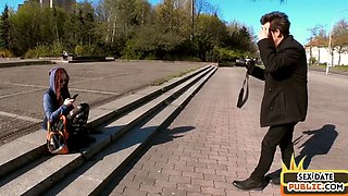 Real public pickup with pierced slut getting ravaged
