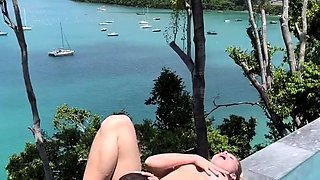 ScarlettKissesXO Butler Pool Sex On Vacation Onlyfans Video
