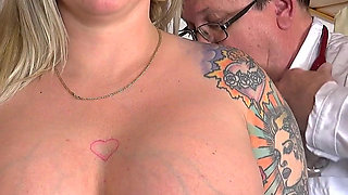 Huge Silicone Breast Examination