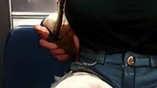 Lin's Friends Help Drain Your Cock on the Bus