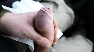 Outdoor Masturbation with My Big Cock