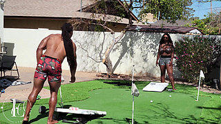 Strip Cornhole in Vegas Heat Ends with Oily Tits Milking Dreads Way BBC