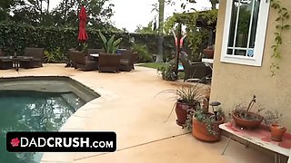 Dad Crush - tasty daughter-in-law easing stepdaddy\u2019s tension