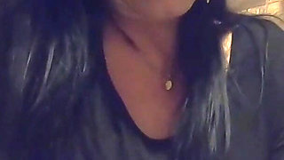 Smoking Leather Dance. Ripped Jumpsuit Pussy Tease, Toilet Pee and Dirty Masturbation