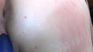 Chastity toy fucked and flogged screams in punishment