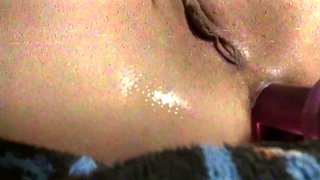 hot amateur blonde close up masturbation HD
