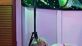 Blonde Bimbo Sucks Dick and Takes a Facial