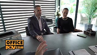 Romy Indy finally get to fuck her boss after masturbating all day by It sPOV: Porn