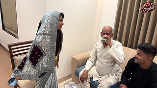 After Marriage, the Husband Spent the First Night with His Wife and Had Sex with Her.