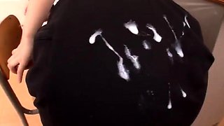 Babe takes a big cock between her boobs