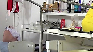 Cam recording of natural big busty stepmom gyno exam