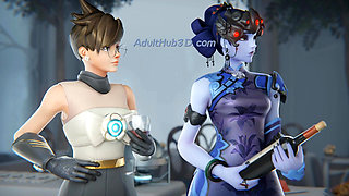 Bride's Pre-Wedding Surprise: 3 Big Cocks Please Her Deep