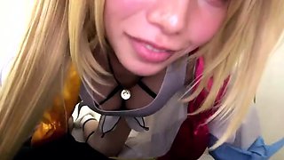 Big assed busty tit fuck and blowjob