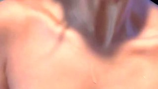 Busty brunette shares intense massage pleasure with group heat