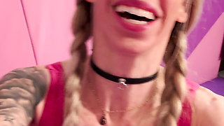 POV Wrestling with Breast in Your Face and Titty Fuck Ending with Mars Solo