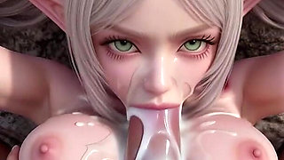 Frieren Beyond Journey's End Frieren Semi Realistic Outdoor Forest Nude Sex First Person POV Ai Generated Hentai Animation