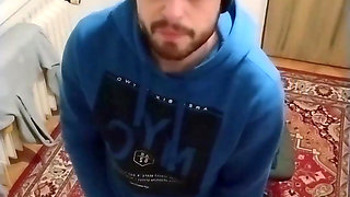 Cumshot in My Room in the Palm of My Hand in a Winter Hat
