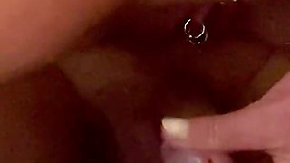 Washing Hand in His Pee and Pee on His Dick Next He Pee on My Boobs and Clit