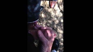 Old Men Wank Young Cock Outdoors
