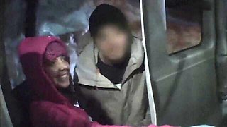 Enticing Lucy and Kris's blowjob dirt