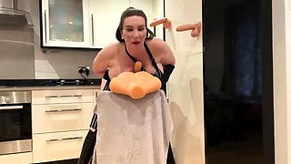 Beautiful Sonya having a horny solo toy masturbation